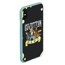 Чехол для iPhone XS Max матовый LED Zeppelin лед Зеппелин - фото 2