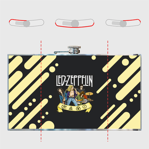 Фляга LED Zeppelin лед Зеппелин - фото 5