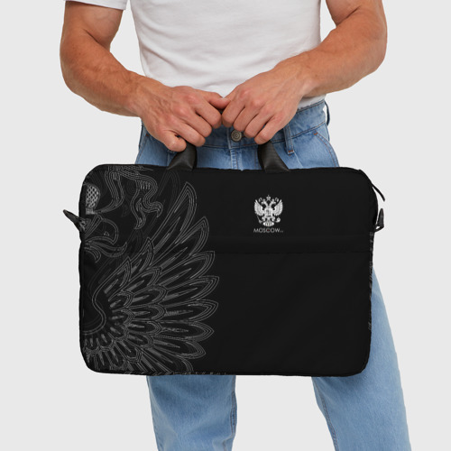 Сумка для ноутбука 3D Russia - Black Side, цвет 3D печать - фото 5