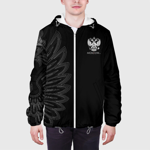 Мужская куртка 3D Russia - Black Side, цвет 3D печать - фото 4