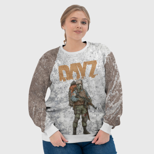 Женский свитшот 3D DayZ Дейзи, цвет 3D печать - фото 6