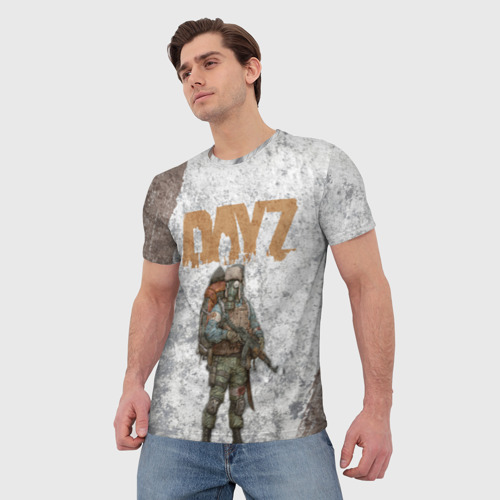 Мужская футболка 3D DayZ Дейзи, цвет 3D печать - фото 3