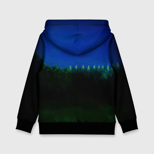 Детская толстовка 3D с принтом Будь как дома, Путник Король и Шут, вид сзади #1