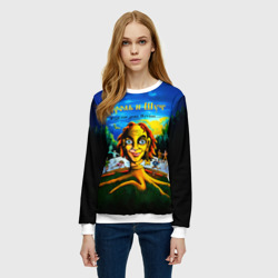 Женский свитшот 3D Будь как дома, Путник... Король и Шут - фото 2