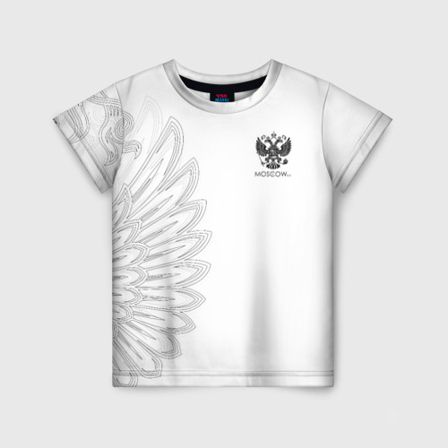 Детская футболка 3D Russia MSKSide - Colorless, цвет 3D печать