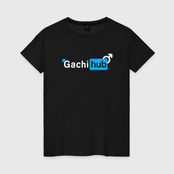 Женская футболка хлопок Gachi hub