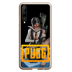 Чехол для Honor P30 PUBG 18+ girl
