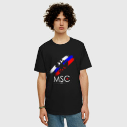 Мужская футболка хлопок Oversize Russia - Our Side - фото 2