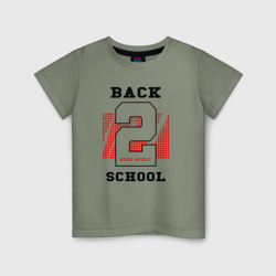 Детская футболка хлопок Back 2 school