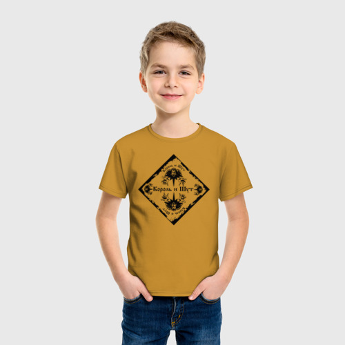 Детская футболка хлопок с принтом Король и Шут, фото на моделе #1