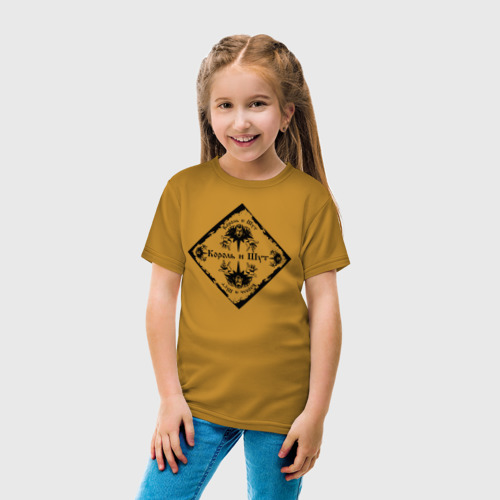 Детская футболка хлопок с принтом Король и Шут, вид сбоку #3