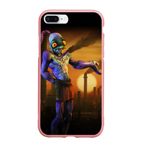 Чехол для iPhone 7Plus/8 Plus матовый Oddworld, цвет баблгам