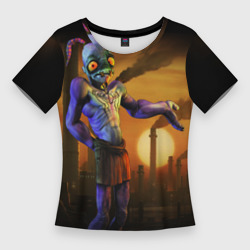 Женская футболка 3D Slim Oddworld