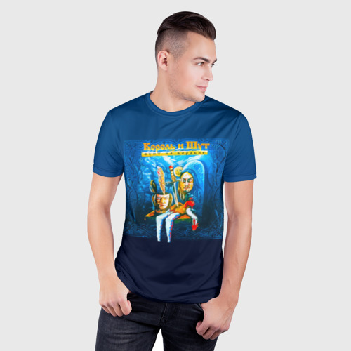 Мужская футболка 3D Slim Король и Шут Бунт на корабле, цвет 3D печать - фото 3