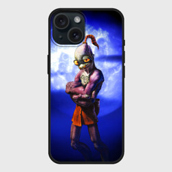 Чехол силиконовый для Apple iPhone 15 матовый Abe