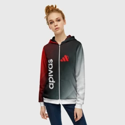 Женская толстовка 3D на молнии Apivas - Абстракция - фото 2