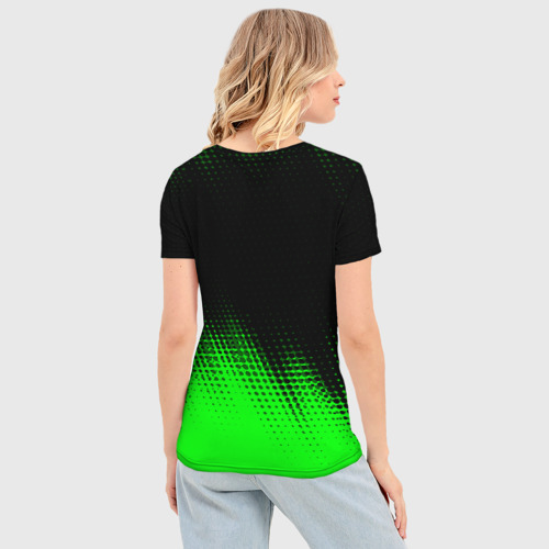 Женская футболка 3D Slim Древний Указатель - Полутона, цвет 3D печать - фото 4