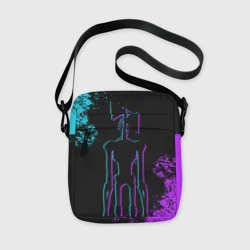 Сумка через плечо 3D Неоновый Сиреноголовый