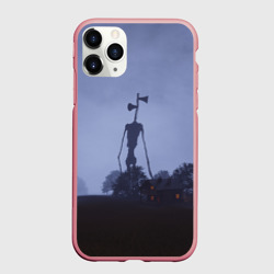 Чехол для iPhone 11 Pro Max матовый Сиреноголовый у дома