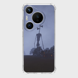 Чехол для Huawei Pura 70 Сиреноголовый у дома