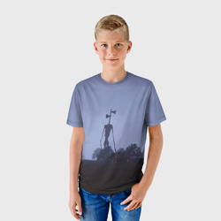 Детская футболка 3D Сиреноголовый у дома - фото 2