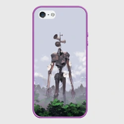 Чехол для iPhone 5/5S матовый Сиреноголовый лес