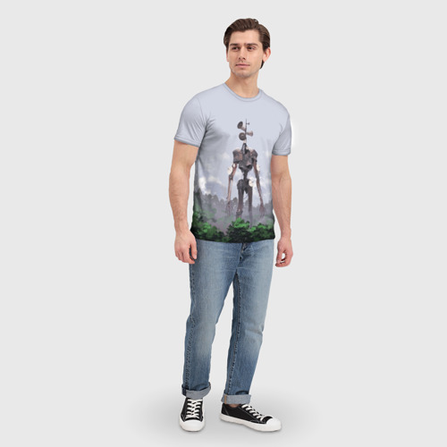 Мужская футболка 3D Сиреноголовый лес, цвет 3D печать - фото 5