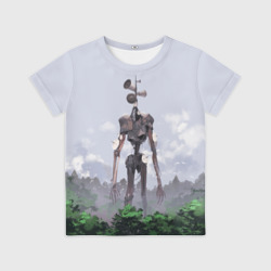 Детская футболка 3D Сиреноголовый лес