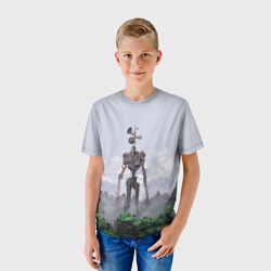 Детская футболка 3D Сиреноголовый лес - фото 2