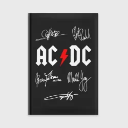 Ежедневник AC DC автографы исполнителей