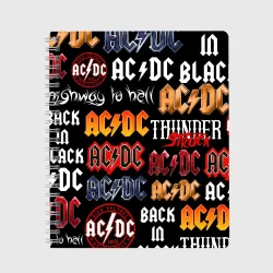 Тетрадь AC DC logobombing