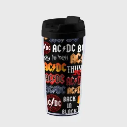 Термокружка-непроливайка AC DC logobombing