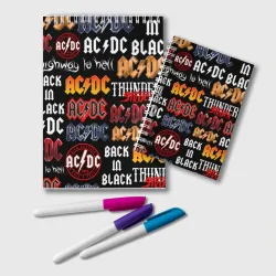 Блокнот AC DC logobombing