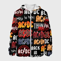 Мужская куртка 3D AC DC logobombing