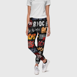 Женские брюки 3D AC DC logobombing - фото 2