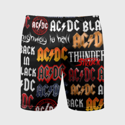 Мужские шорты спортивные AC DC logobombing