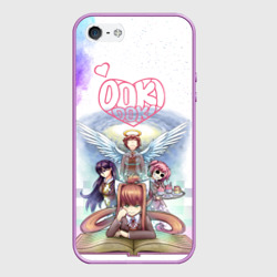 Чехол для iPhone 5/5S матовый Doki Doki Доки Доки