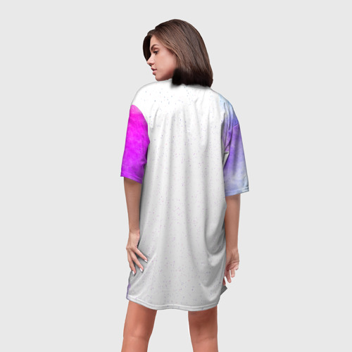 Платье-футболка 3D Doki Doki Доки Доки, цвет 3D печать - фото 4