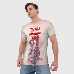 Мужская футболка 3D Team Yuri Доки Доки +спини - фото 2