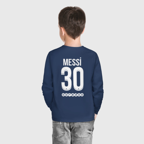 Детский лонгслив хлопок Messi 30 PSG - фото 4