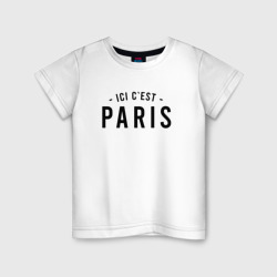 Детская футболка хлопок ICI C EST PARIS