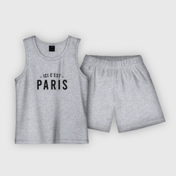 Детская пижама с шортами хлопок Ici c Est Paris
