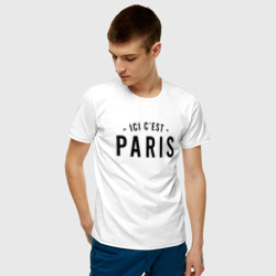 Мужская футболка хлопок ICI C EST PARIS - фото 2