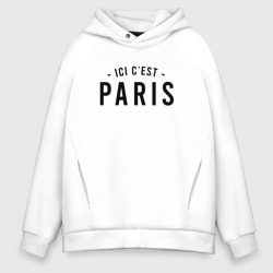 Мужское худи Oversize хлопок Ici c Est Paris