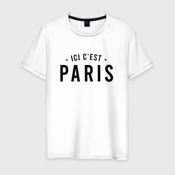 Мужская футболка хлопок Ici c Est Paris