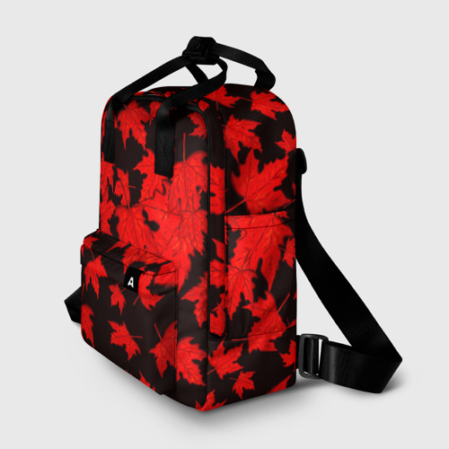 Женский рюкзак 3D Осенние листья - фото 2