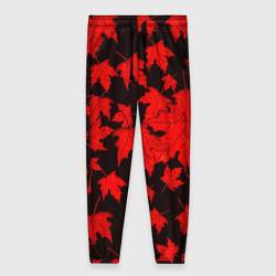 Женские брюки 3D Осенние листья
