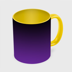 Кружка с полной запечаткой Градиент - фиолетовый