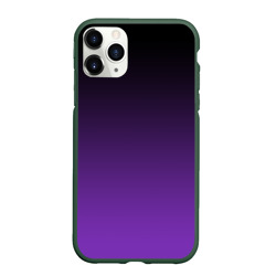 Чехол для iPhone 11 Pro матовый Градиент - фиолетовый