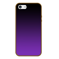 Чехол для iPhone 5/5S матовый Градиент - фиолетовый